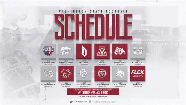 Football Schedule Graphic