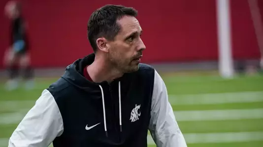 Chris Citowicki in his inaugural scrimmage as Soccer Head Coach