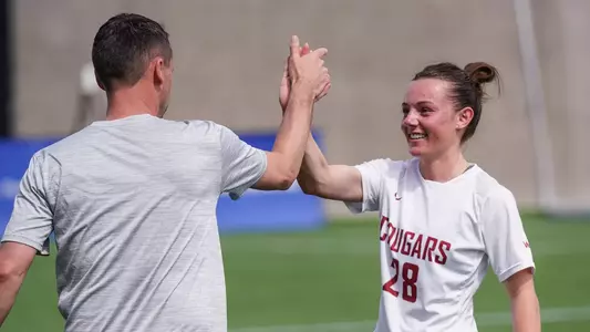 Chris Citowicki coaches in a spring exhibition against USL side Spokane Zephyr