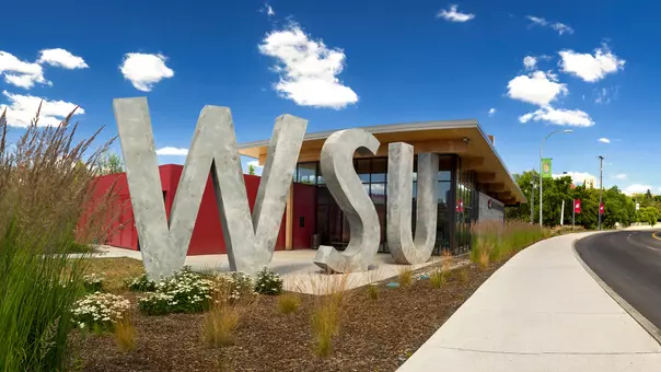Photo of WSU Visitors Center in Pullman