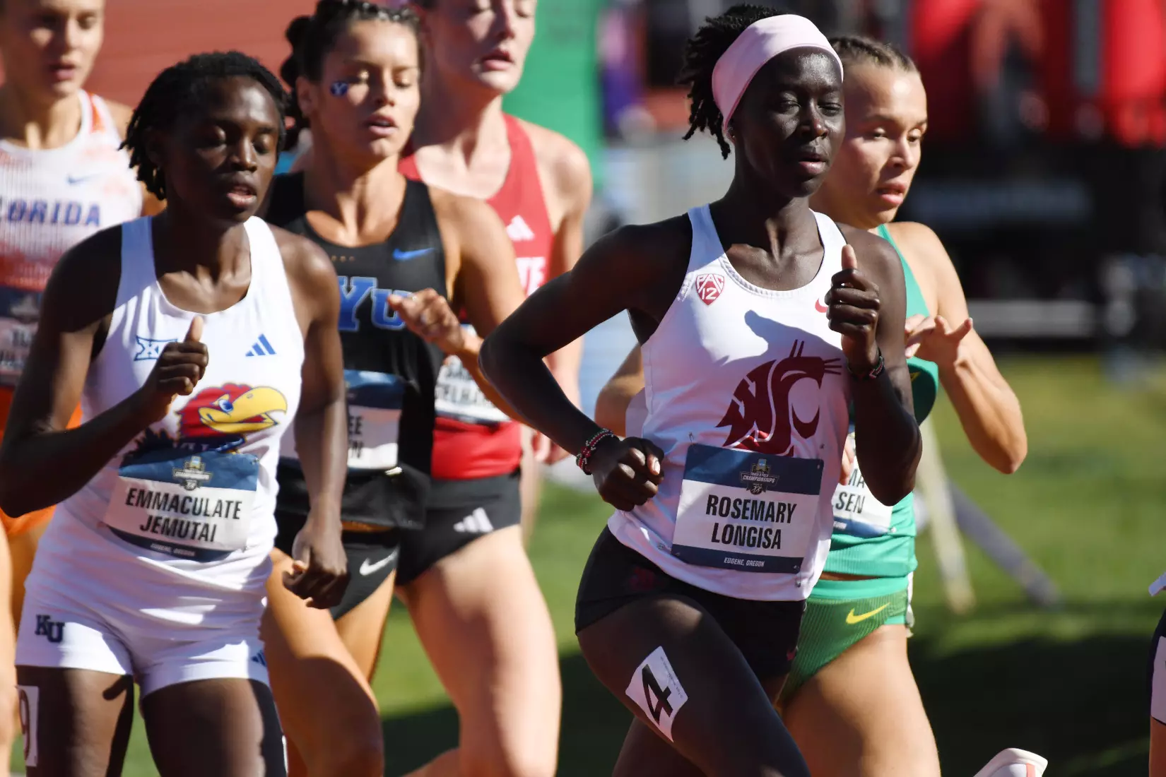 Rosemary Longisa runs in the women's 1,500-meter NCAA semifinal