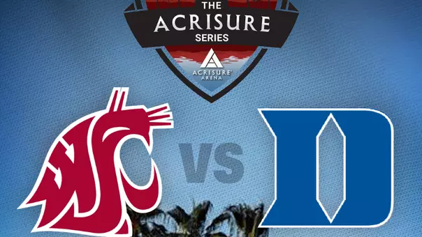 Cropped Acrisure Series vs Duke Logo