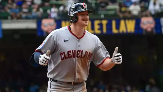 Kyle Manzardo MLB: Cleveland Guardians at Milwaukee Brewers