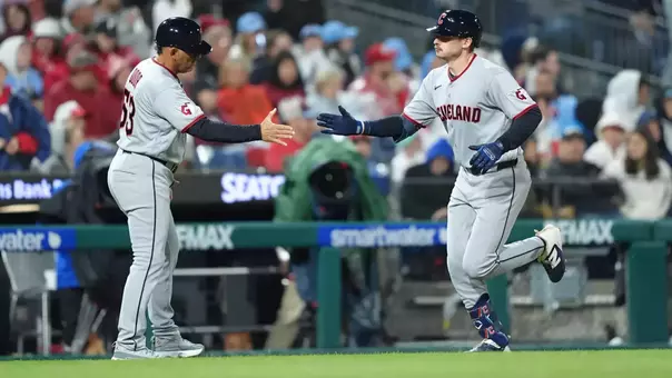 Kyle Manzardo MLB: Cleveland Guardians at Philadelphia Phillies