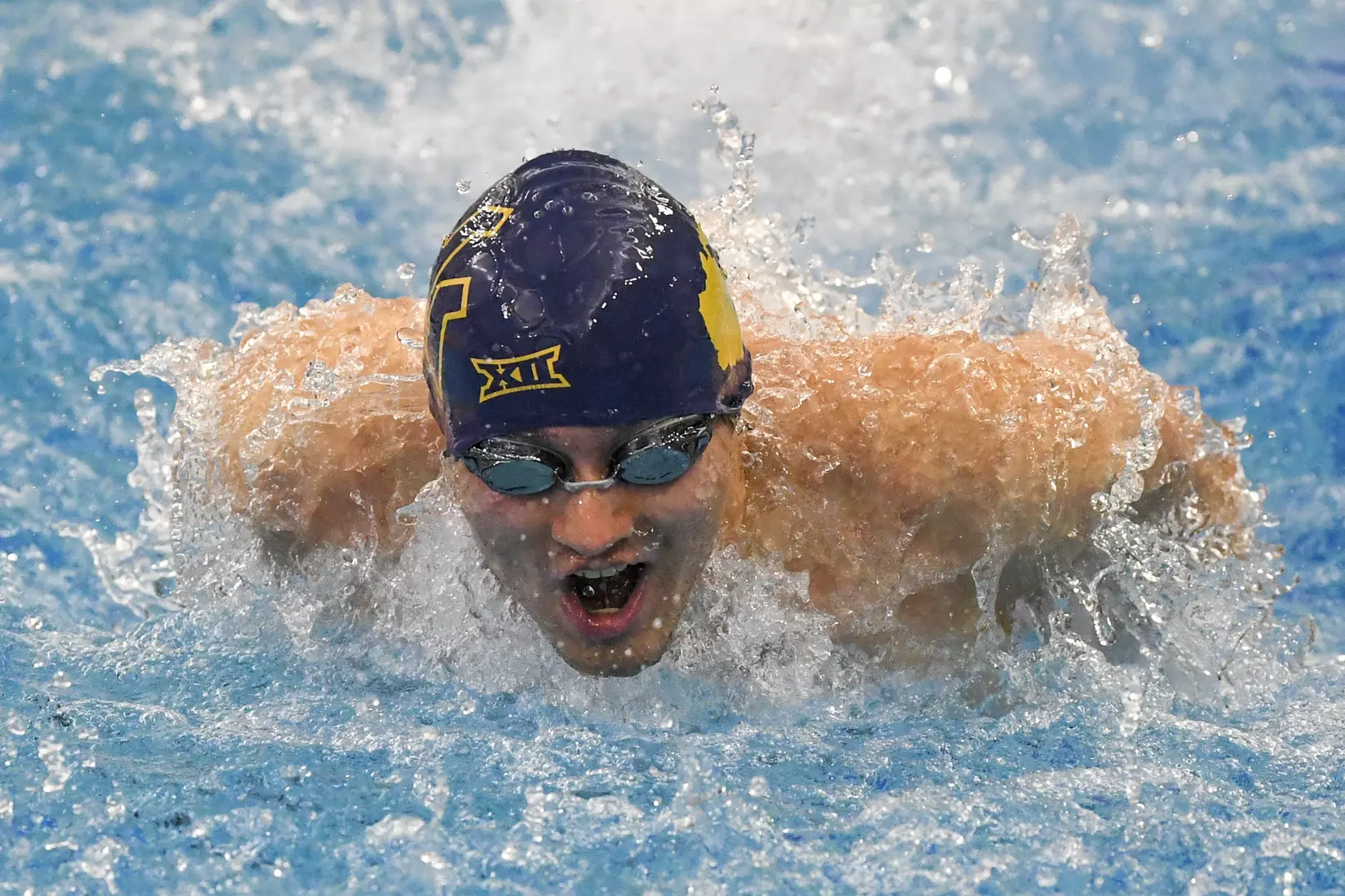 David Dixon in the 200 yard Butterfly.