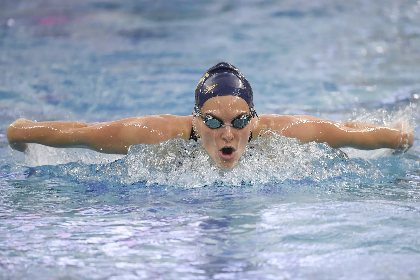 Morgan Bullock in the 200 Yard Butterfly.