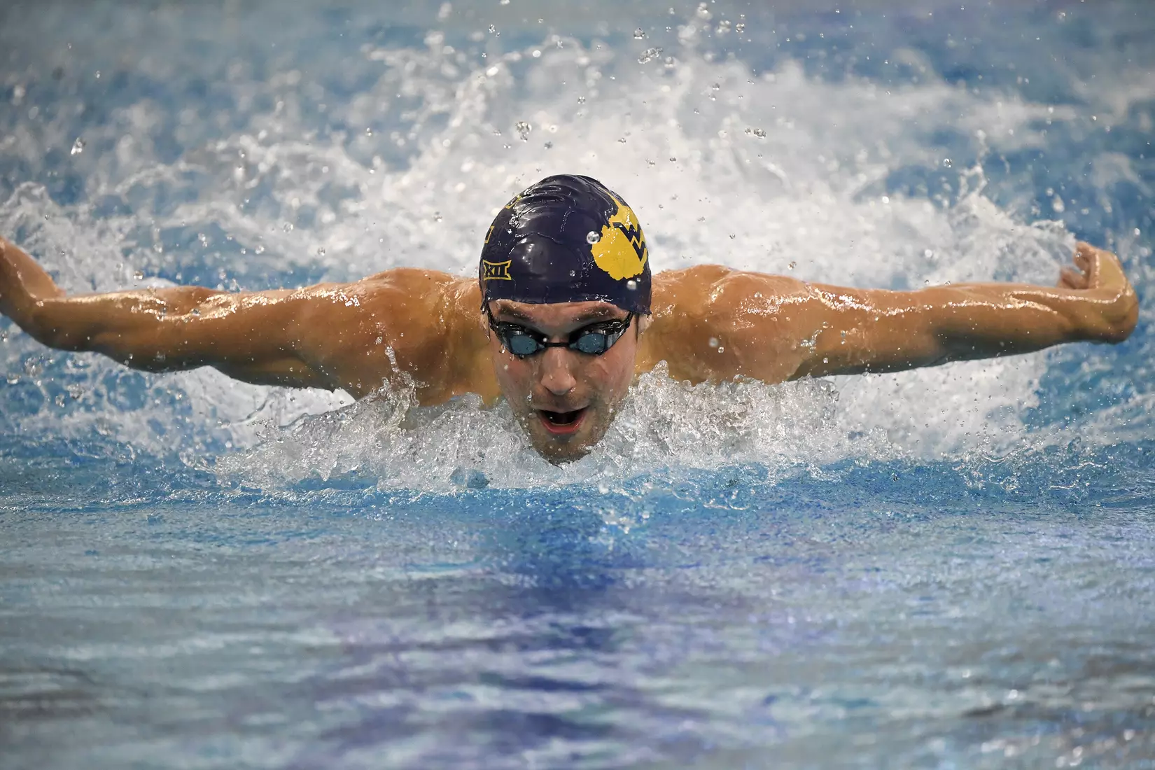 Ryan Kelly in the 200 yard Butterfly.