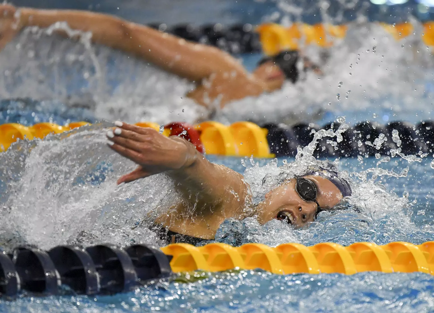 Giselle Gursoy in the freestyle relay.