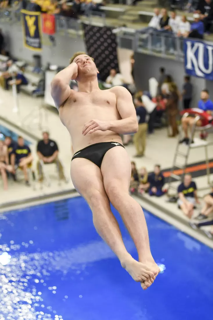 Austin Smith during the three meter springboard competition.