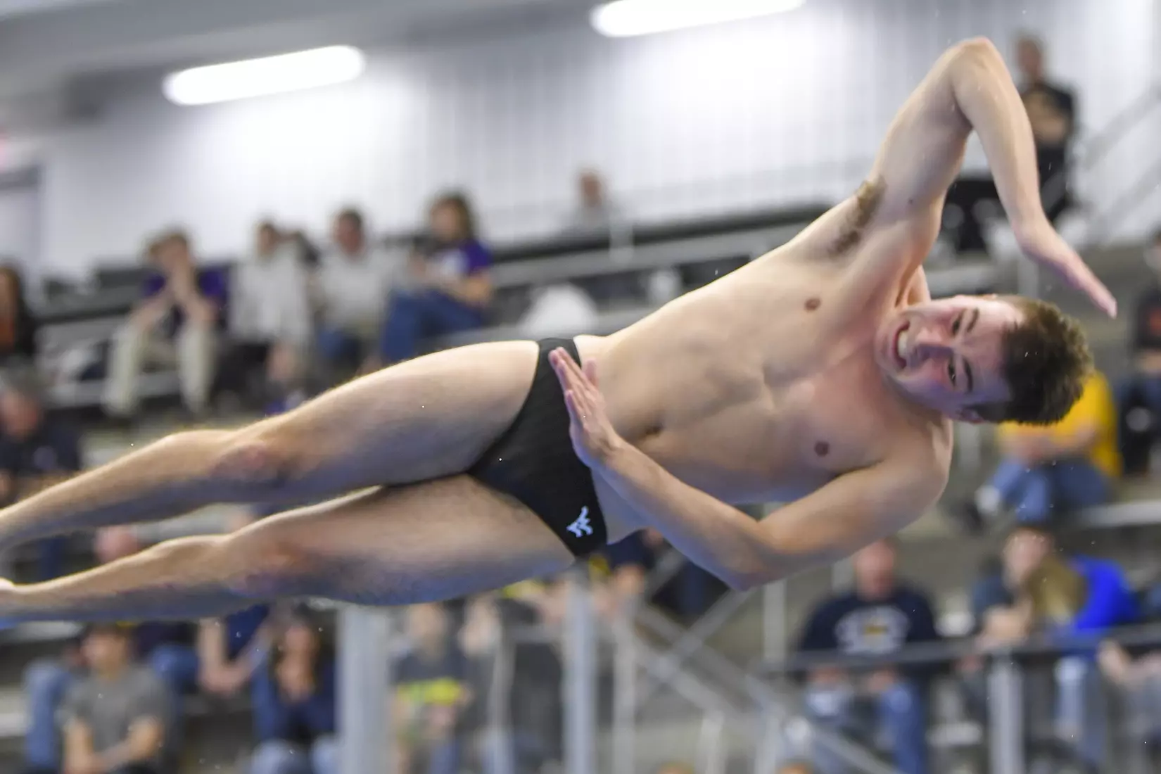 Nick Cover during the three meter springboard competition.