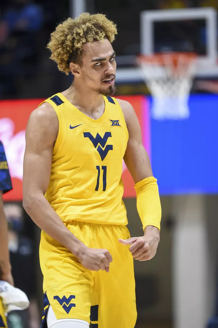 Emmitt Matthews Jr. is pumped after a big three-pointer.
