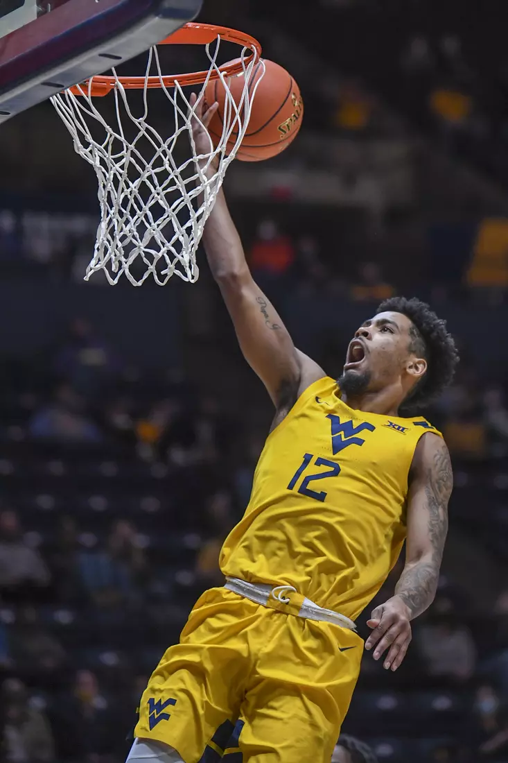 Taz Sherman scores on the layup.