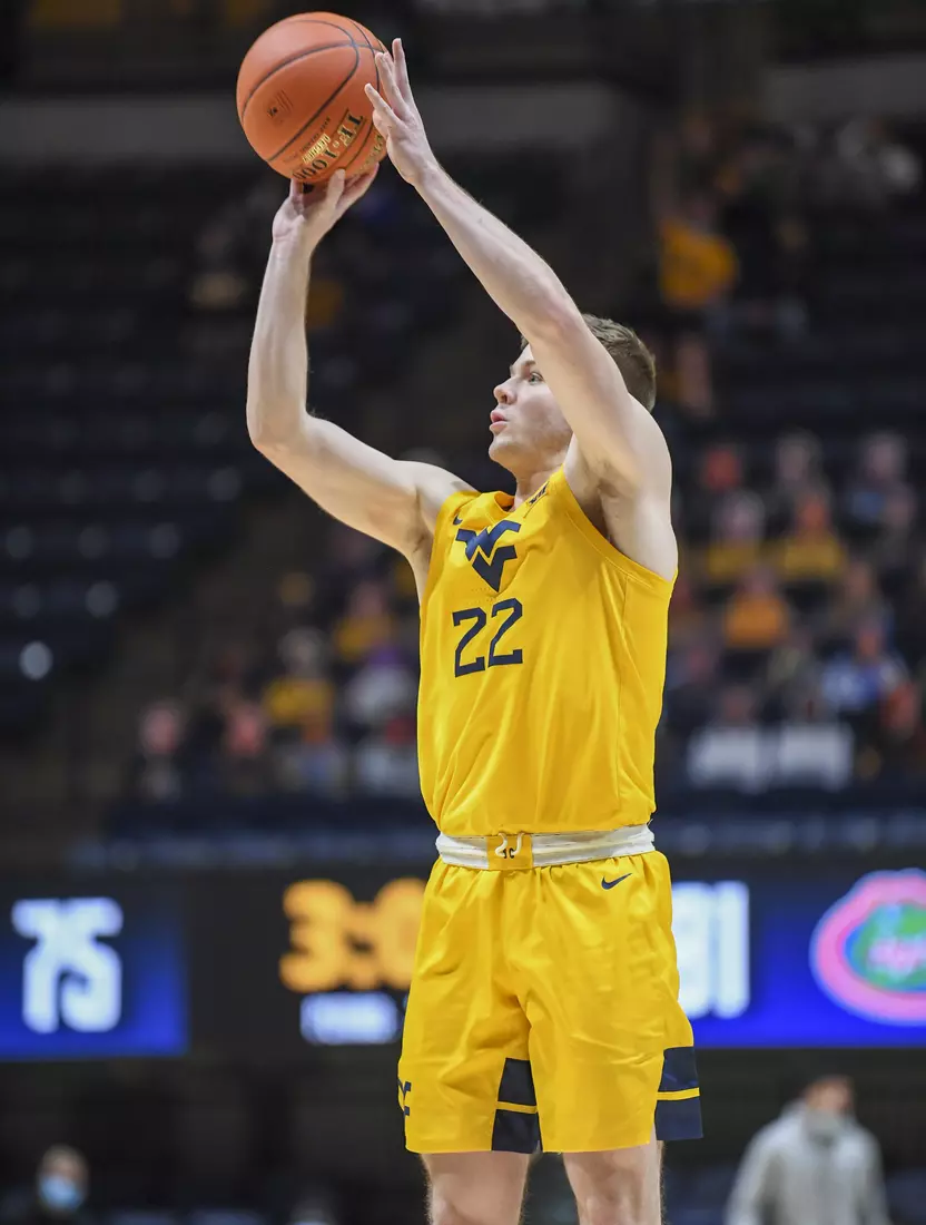 Sean McNeil hits a three-pointer.