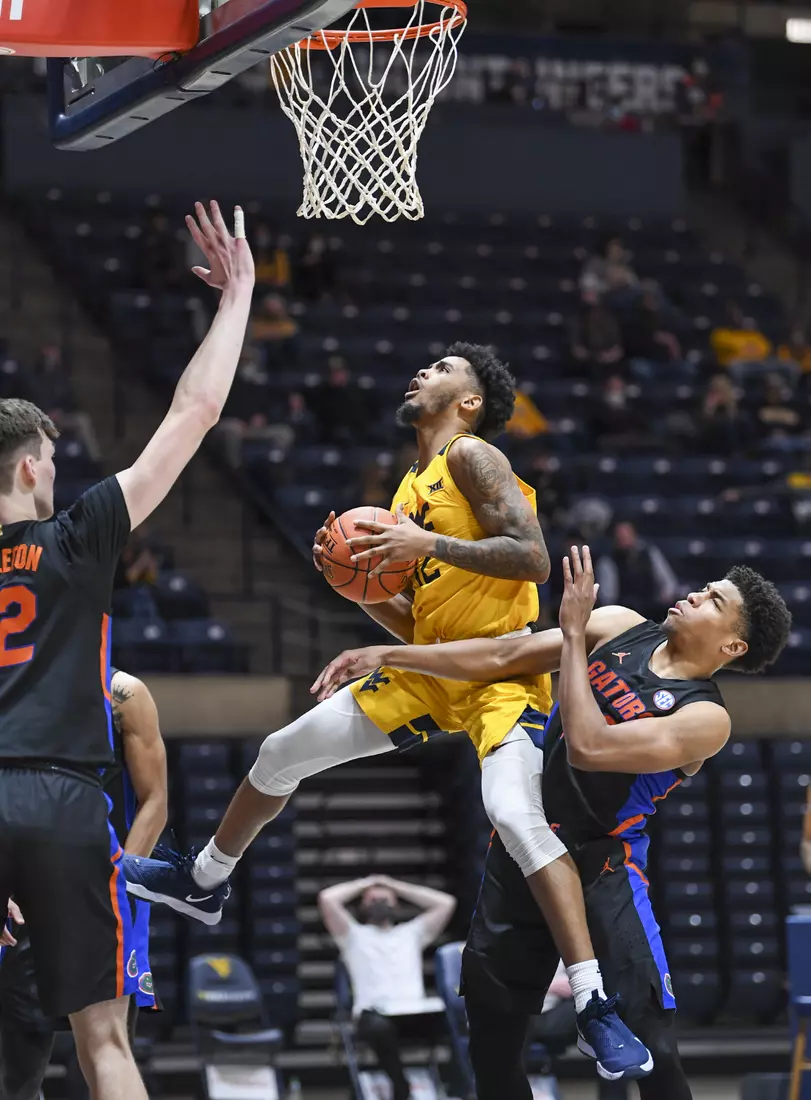 Taz Sherman works in the paint.