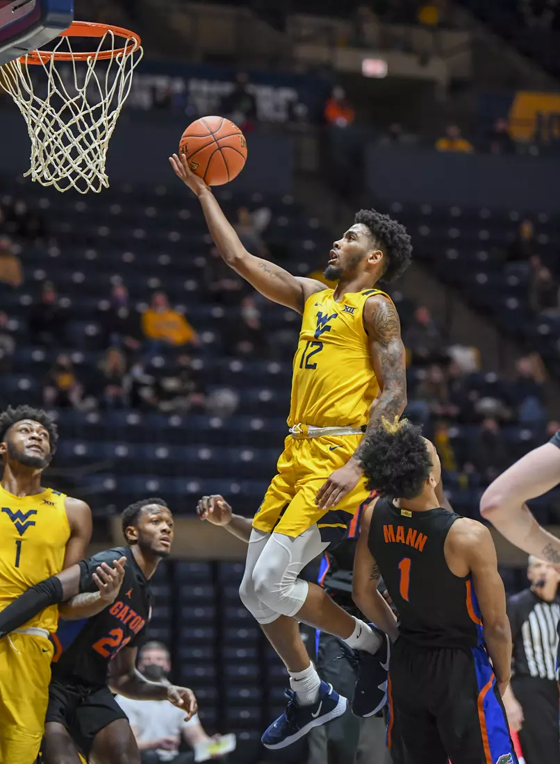 Taz Sherman scores on the drive.