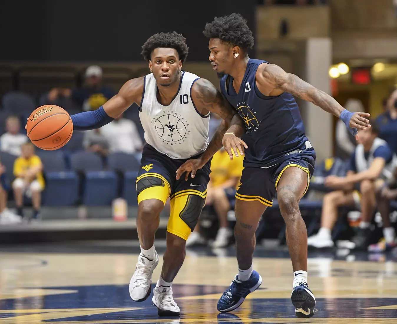 Gold Blue Debut action.