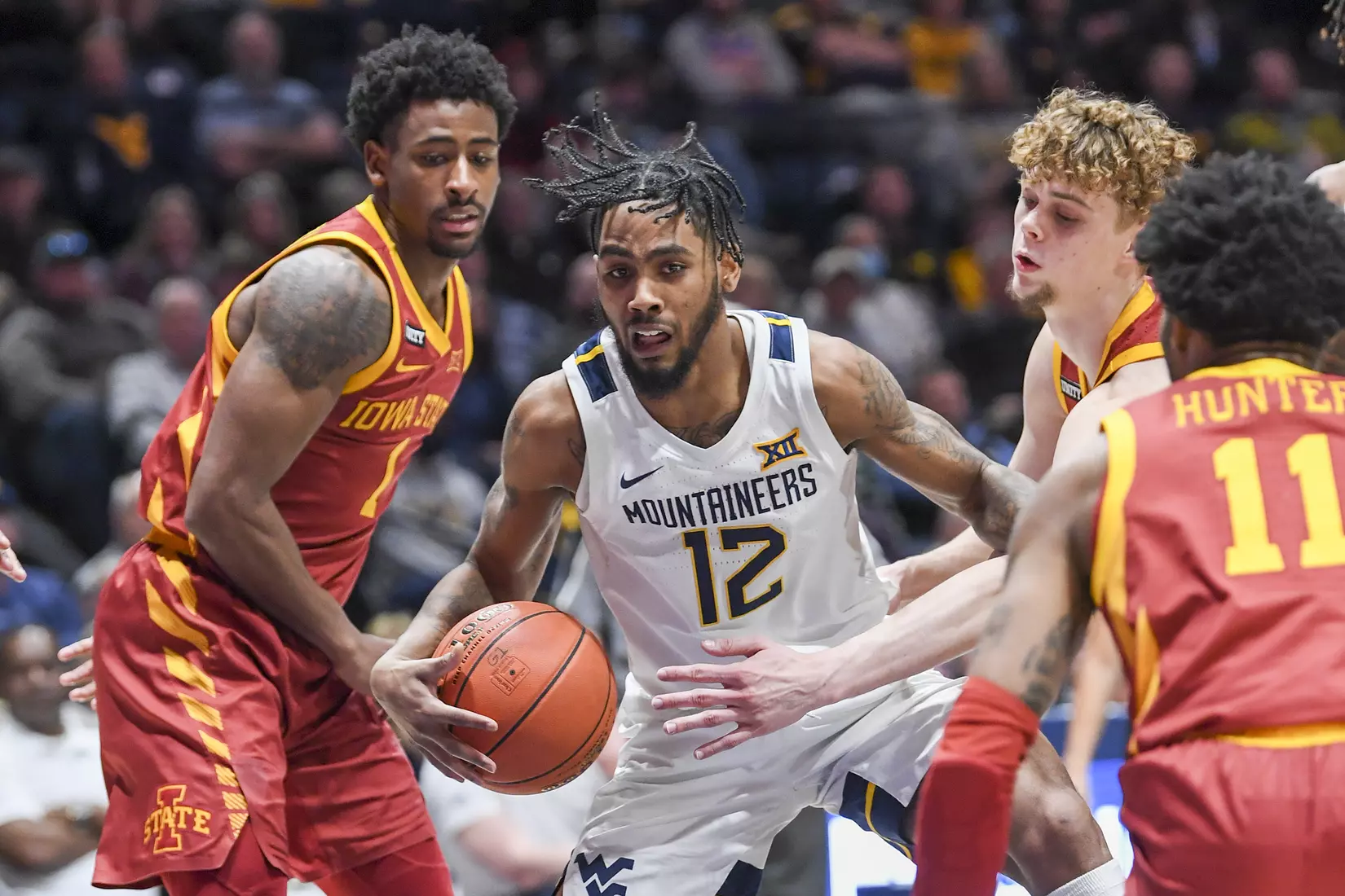 Emmitt Matthews Jr. makes the steal.