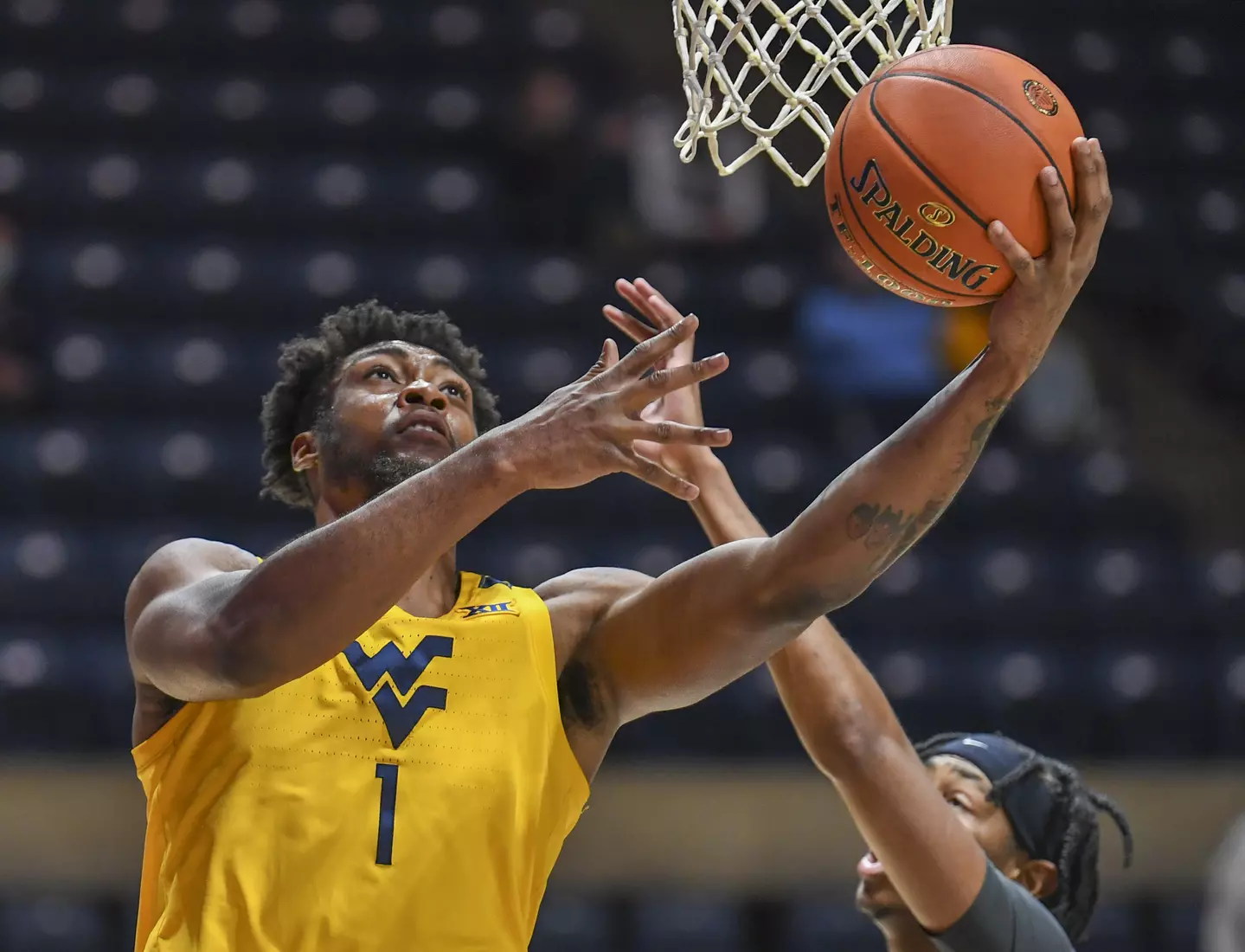 Derek Culver for two in the paint.