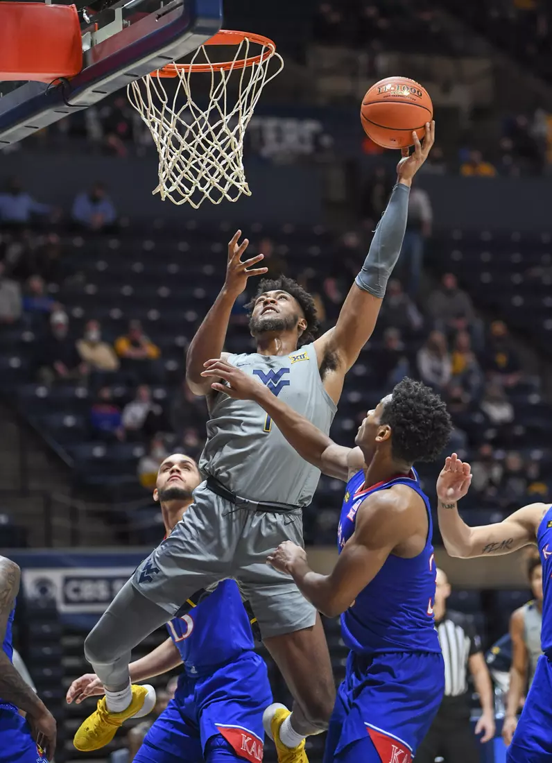 Derek Culver scores two in the paint.