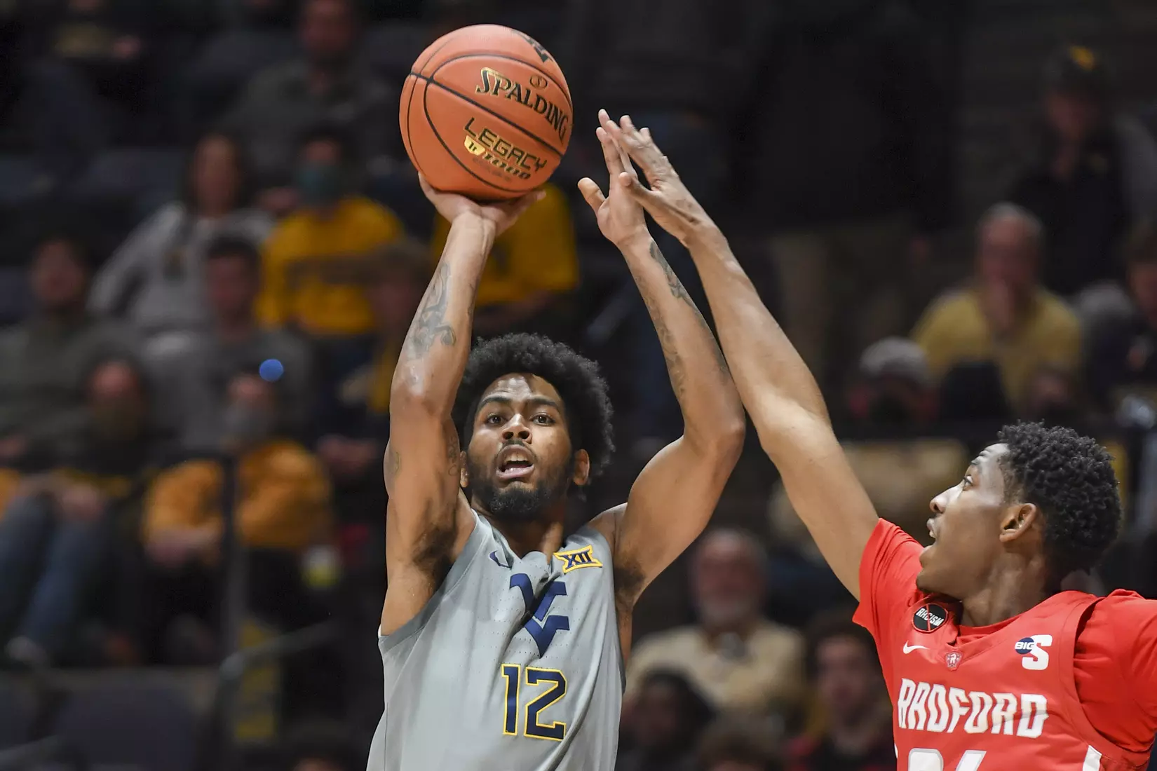 WVU vs Radford action