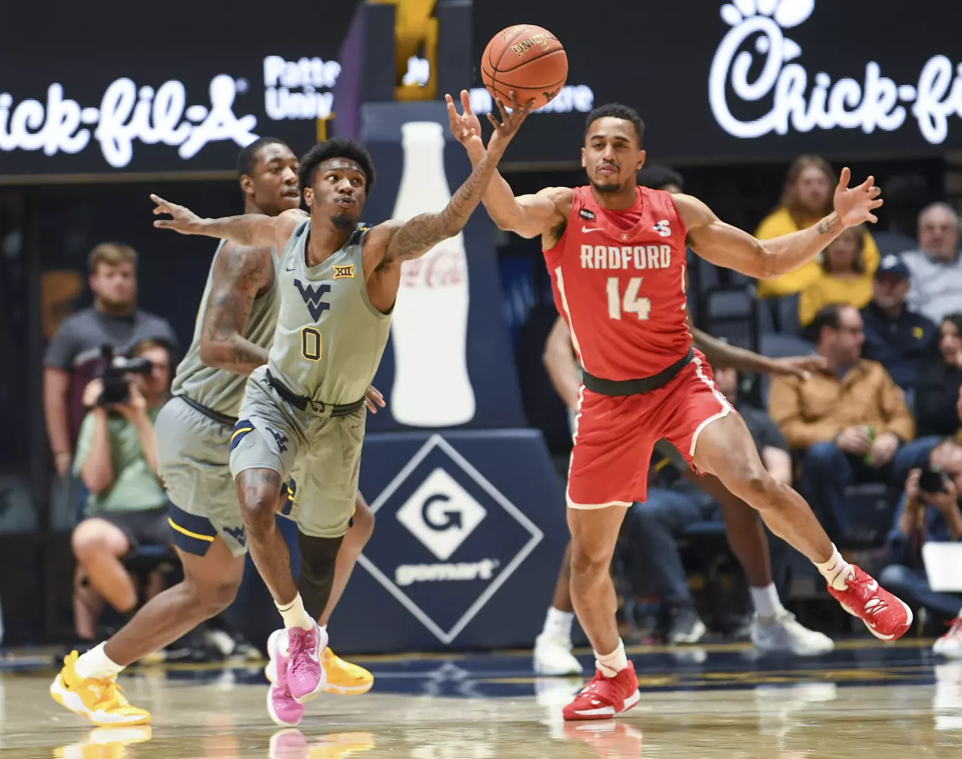 WVU vs Radford action