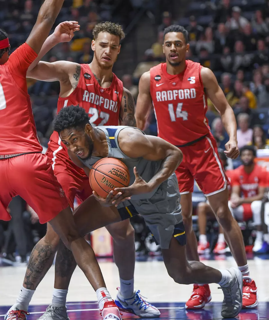 WVU vs Radford action