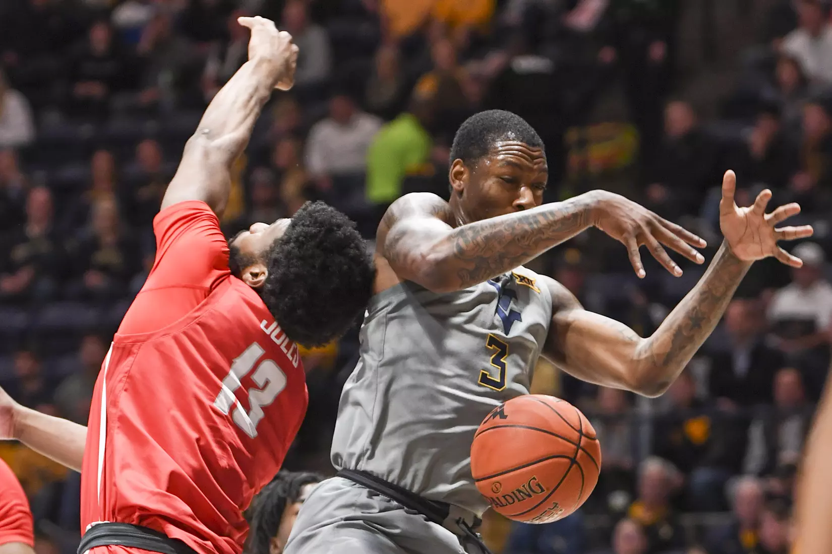 WVU vs Radford action