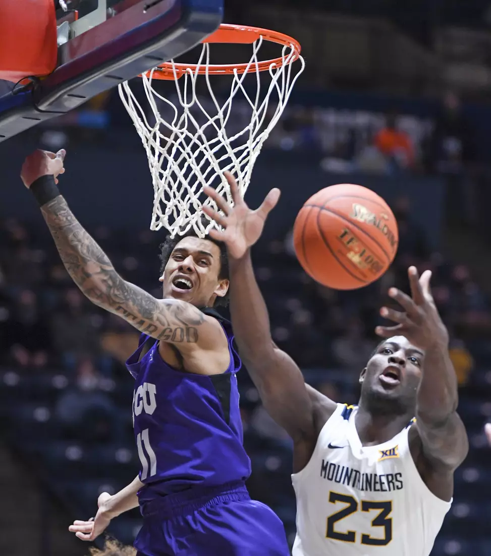 Seny Ndiaye grabs a rebound.d