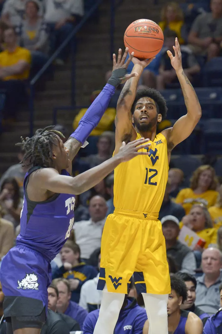 Taz Sherman hits a three.