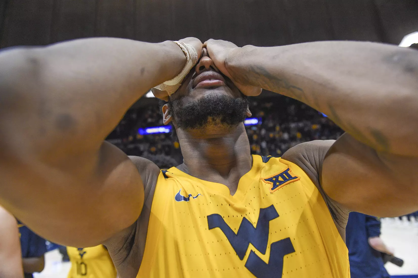 Pauly Paulicap reacts to the win.