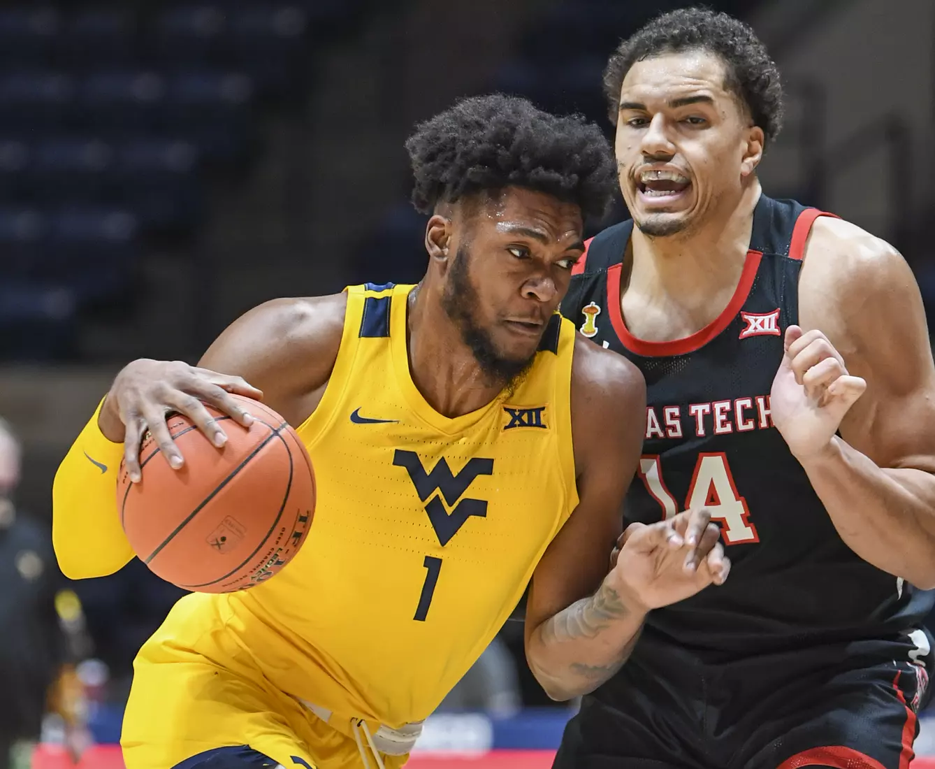 Derek Culver works to the basket.