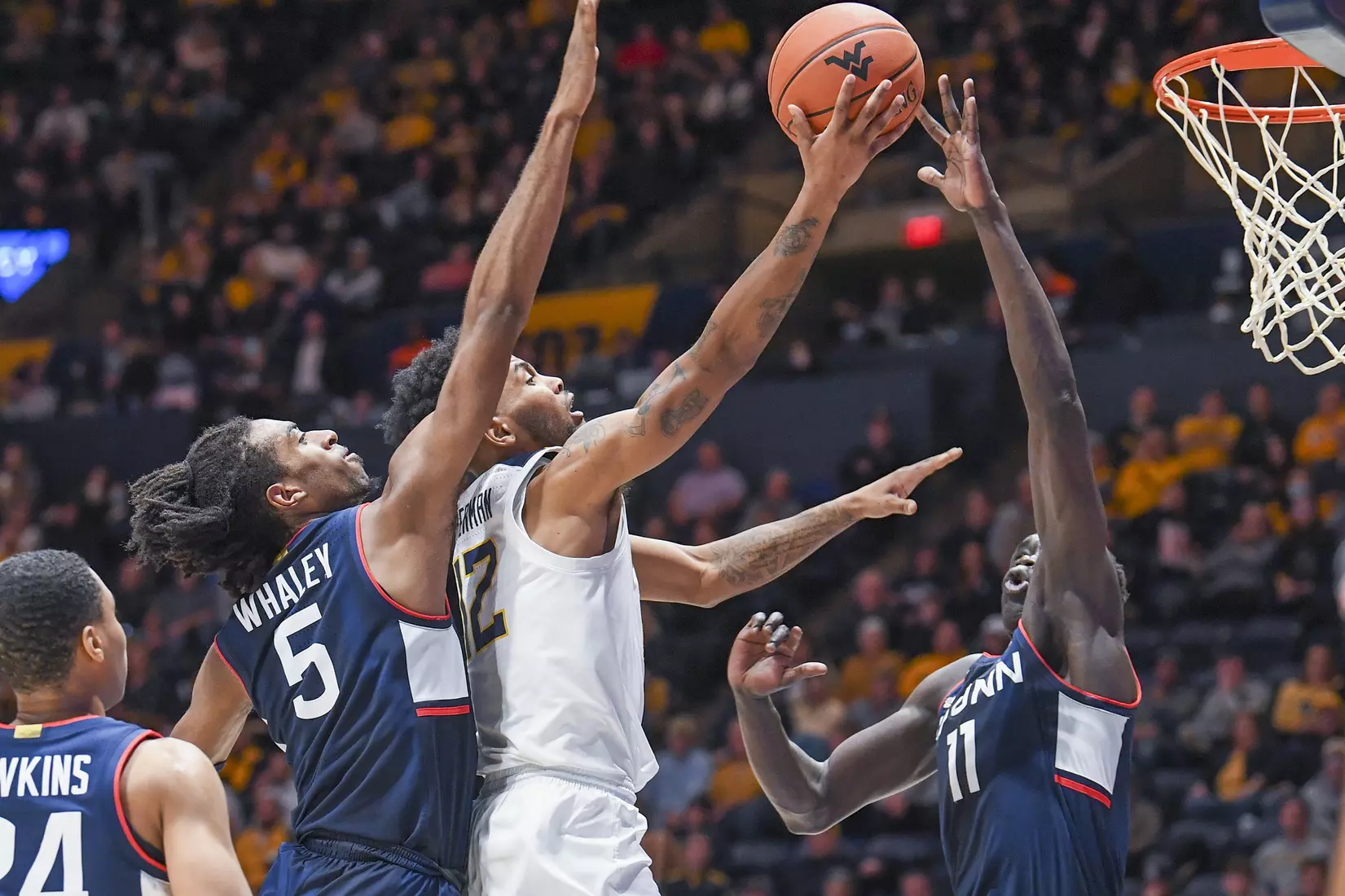 Taz Sherman for two points.