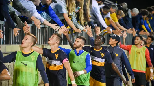 Men's Soccer Celebration