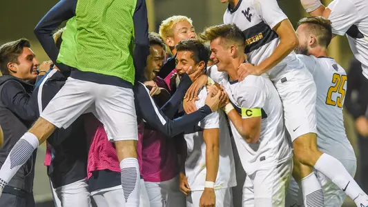 WVU Men's Soccer Celebration