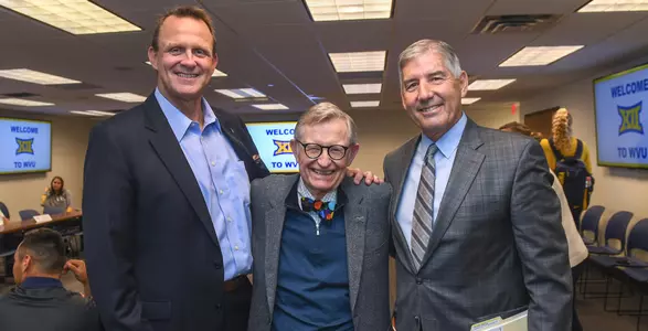 Shane Lyons, Gordon Gee and Bob Bowlsby