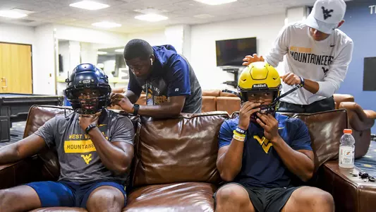 WVU Helmet Fitting