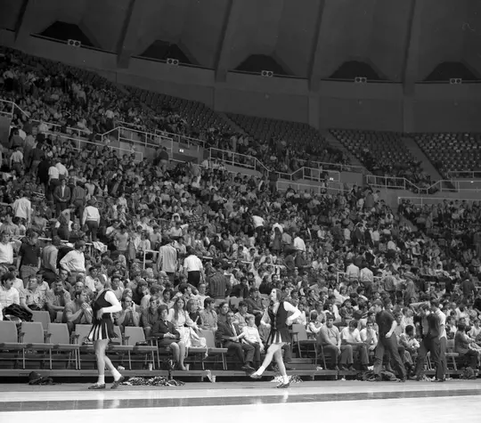 WVU Coliseum Crowd 1st Game