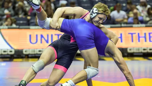 Scott Joll wrestles his way to a win.
