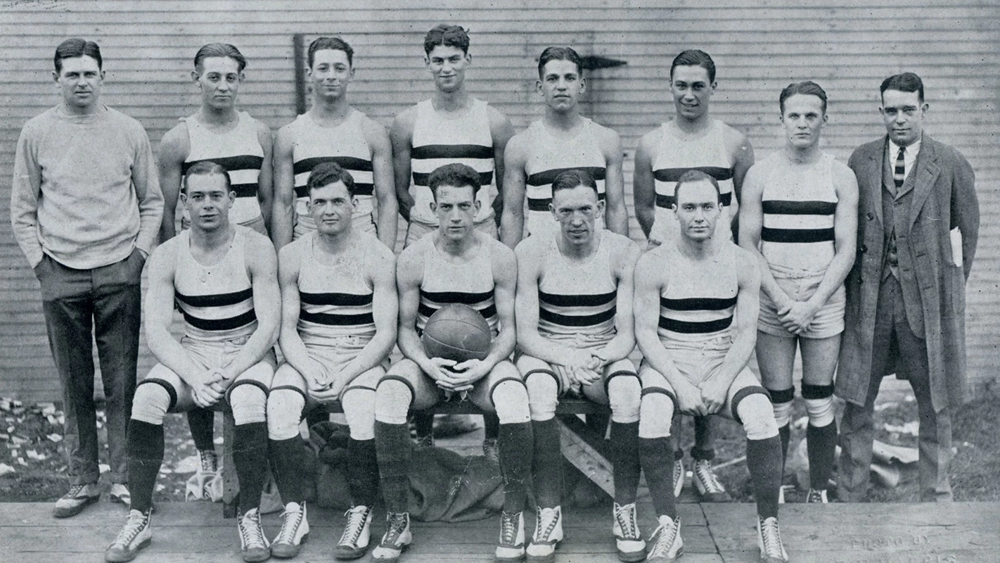 1924 Men's Basketball Team Photo