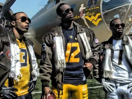 Stedman Bailey, Geno Smith and Tavon Austin