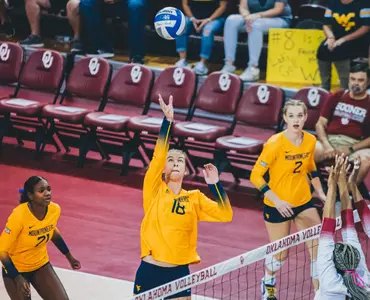 Ell at the net at ou