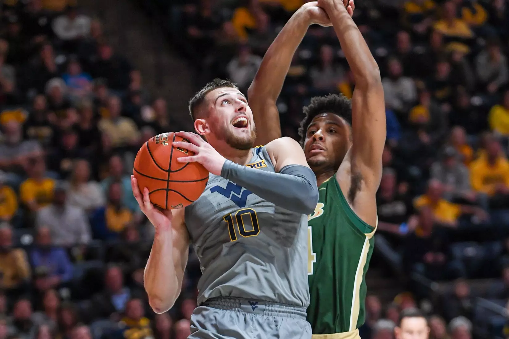 Erik Stevenson drives.