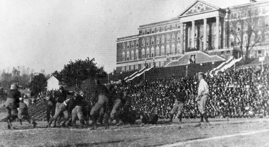 1921 Football Game Action