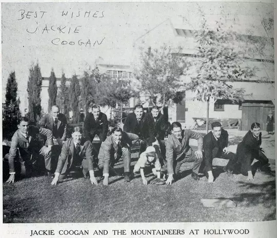 Jackie Coogan with 1922 Team