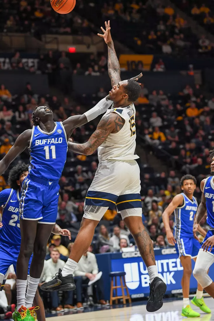 Jimmy Bell Jr. scores two in the paint.