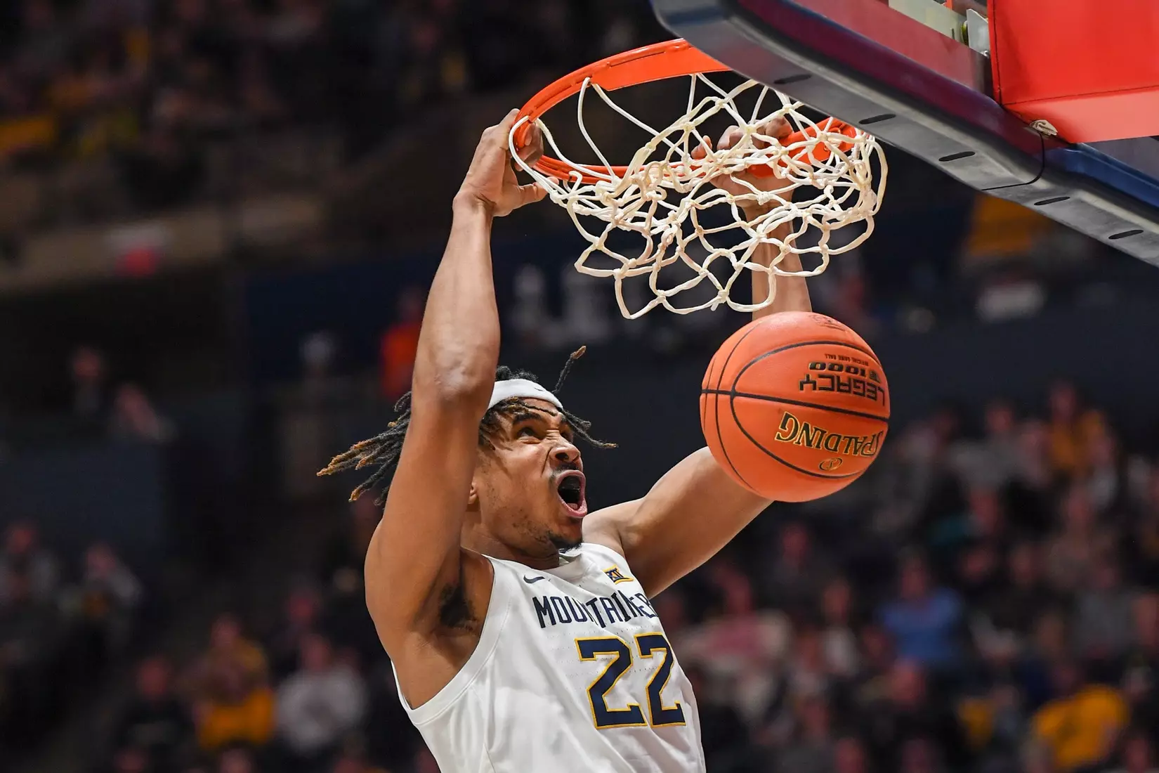 Josiah Harris slams for two.