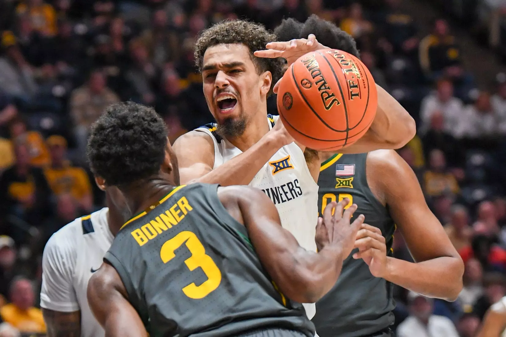 Emmitt Matthew Jr. is fouled.