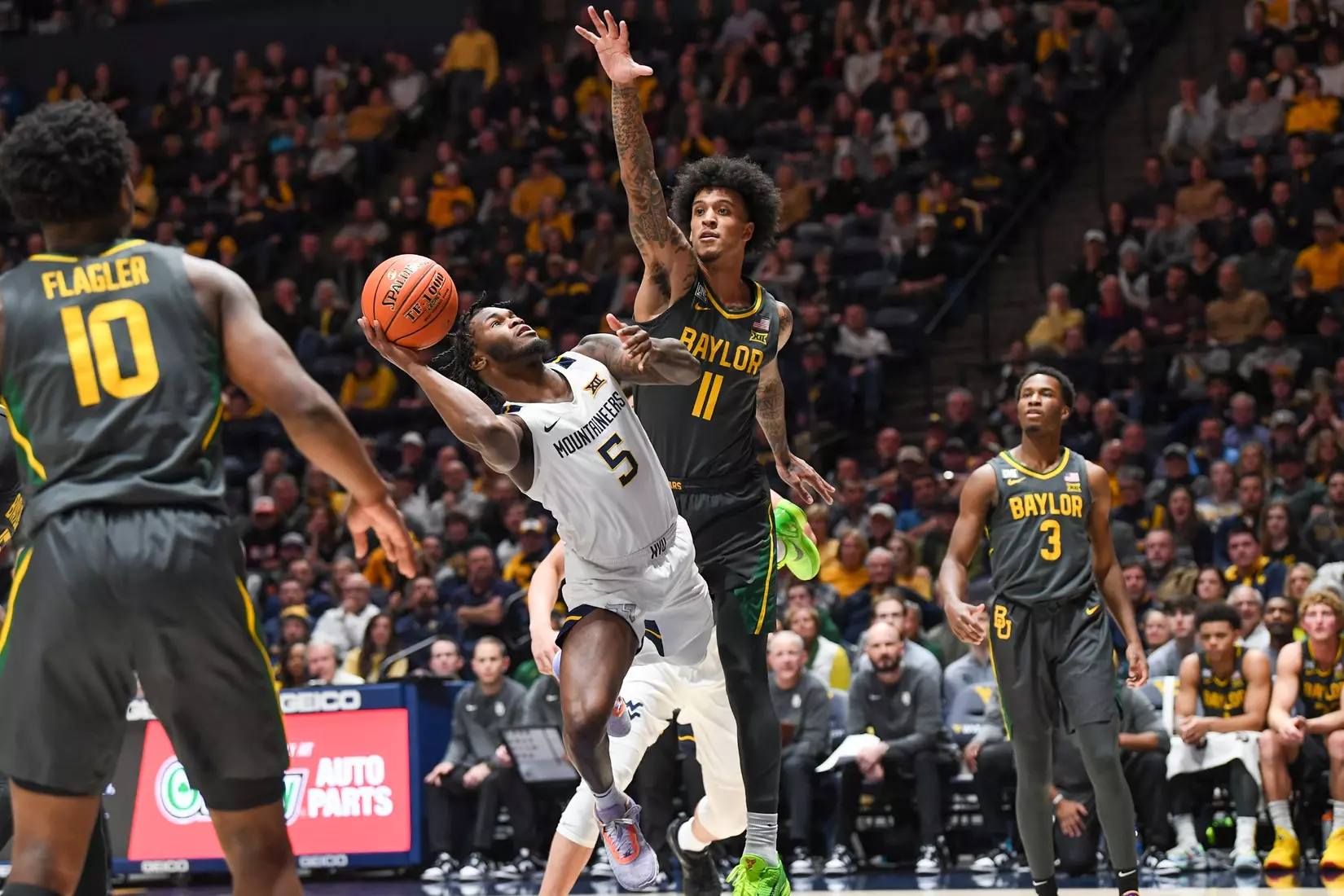 Joe Toussaint shoots.