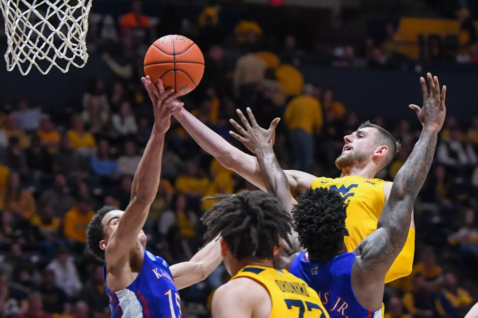 Erik Stevenson glides through the lane.