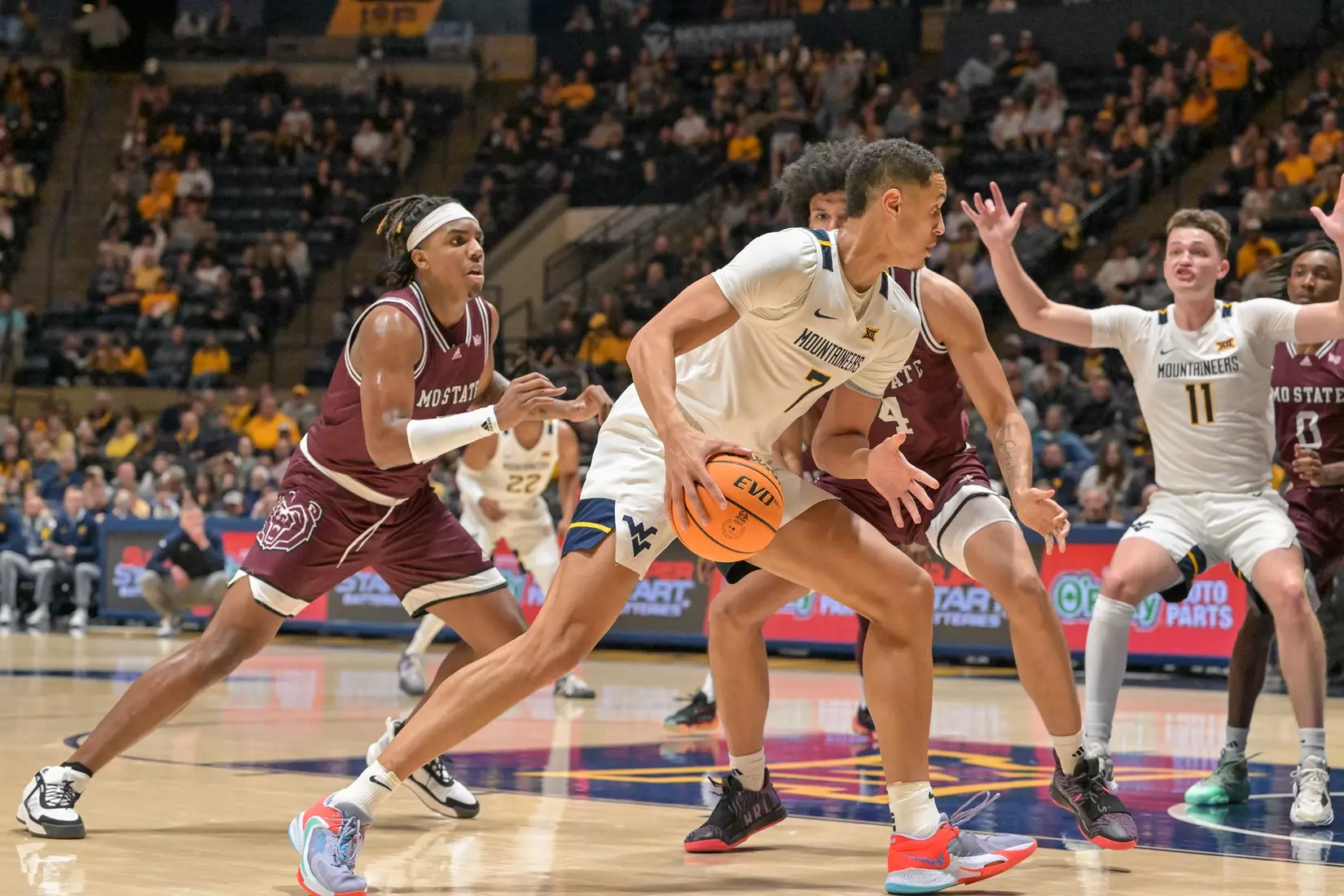 Jesse Edwards drives.